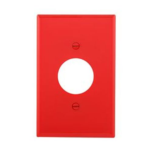 Main product image of Power Outlet And Locking, Red, 1.40" Hole Cutout, Polycarbonate, Single- Gang, Mid-Size, PJ7RD