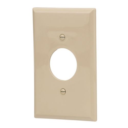 Main product image of Power Outlet And Locking, Ivory, 1.40" Hole Cutout, Polycarbonate, Single- Gang, Mid-Size, PJ7V