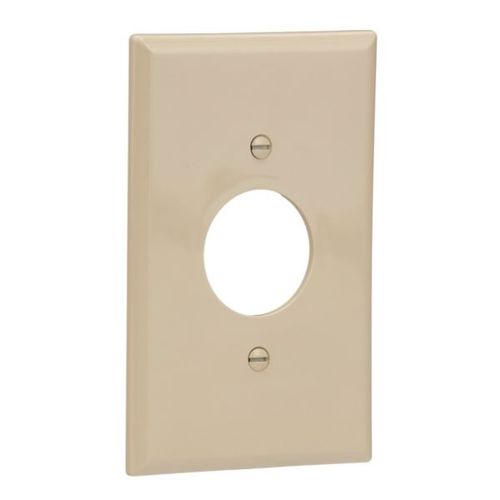 Main product image of Power Outlet And Locking, Ivory, 1.40" Hole Cutout, Polycarbonate, Single- Gang, Mid-Size, PJ7V