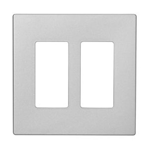 Main product image of Wallplate, Two-Gang, Decorator, Without Screws, Silver, PJS262SG-SP-L