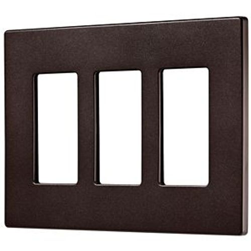 Main product image of Wallplate, Three-Gang, Decorator, Without Screws, Red, PJS263RB-SP-L