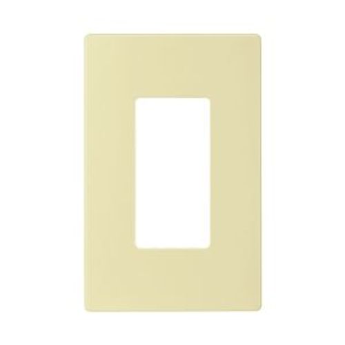 Main product image of Screwless Wallplate, Screwless, Almond, Decorator Cutout, Polycarbonate, Single- Gang, Mid-Size, PJS26A