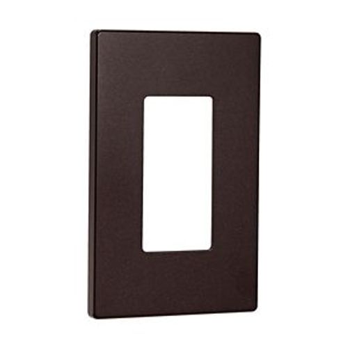 Main product image of Wallplate, Single-Gang, Decorator, Without Screws, Oil Rubbed Bronze, PJS26RB-SP-L