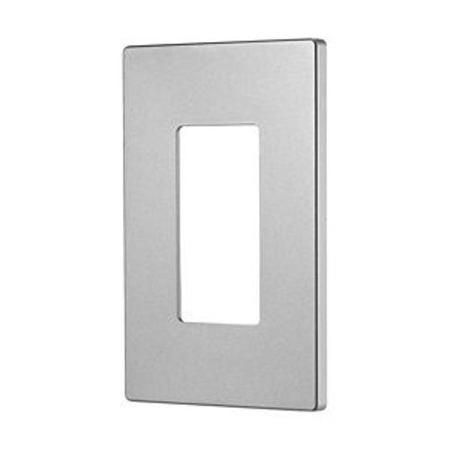 Main product image of Wallplate, Single-Gang, Decorator, Without Screws, Silver, PJS26SG-SP-L