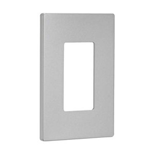 Main product image of Wallplate, Single-Gang, Decorator, Without Screws, Silver, PJS26SG-SP-L