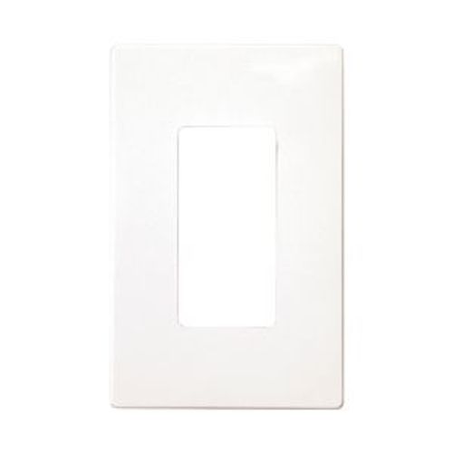Main product image of Screwless Wallplate, Screwless, White, Decorator Cutout, Polycarbonate, Single- Gang, PJS26W-SP
