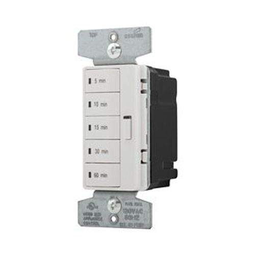 Main product image of Accell Minute Timer, 5, 10, 15, 30, & 60 Minute, 15A 120V, 5 Button, Almond, Ivory, 1-Pole 1800W, PT18M-C1