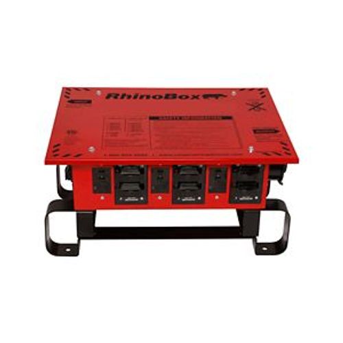 Main product image of Rhinobox Power Distribution Unit, 50A, Weatherproof, Nema 3R, Dupx Autores, Red, 120/240V, RB300A