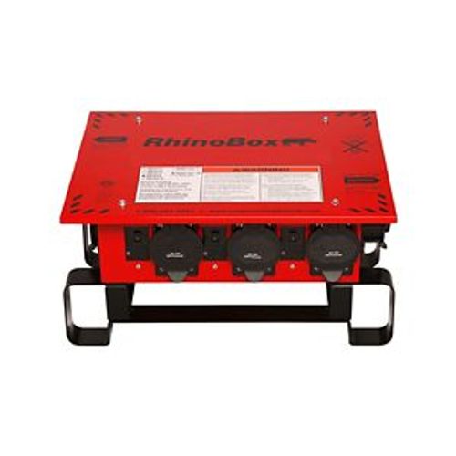 Main product image of Rhinobox Power Distribution Unit, 50A, Weatherproof, Nema 3R, Lkg Autores, Red, RB302A
