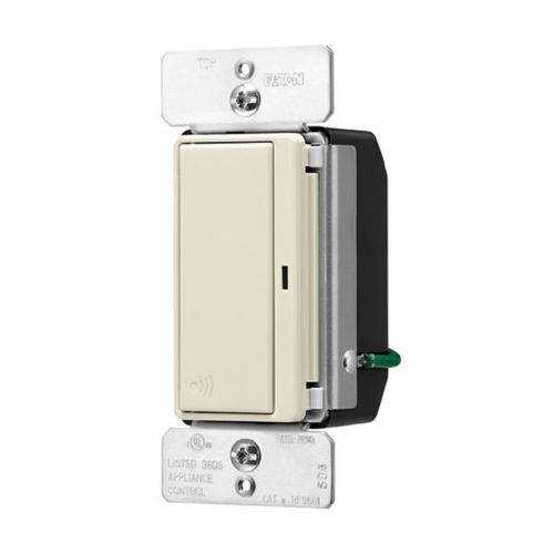 Main product image of Z-Wave Plus Switch, Power Failure Memory, 15A, 120V, Light Almond, 1-Pole, 3-Way, Multi-Location, RF9601DLA