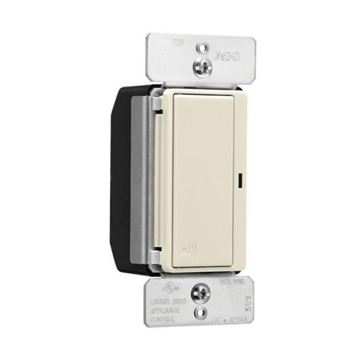 Main product image of Z-Wave Plus Switch, Power Failure Memory, 15A, 120V, Light Almond, 1-Pole, 3-Way, Multi-Location, RF9601DLA