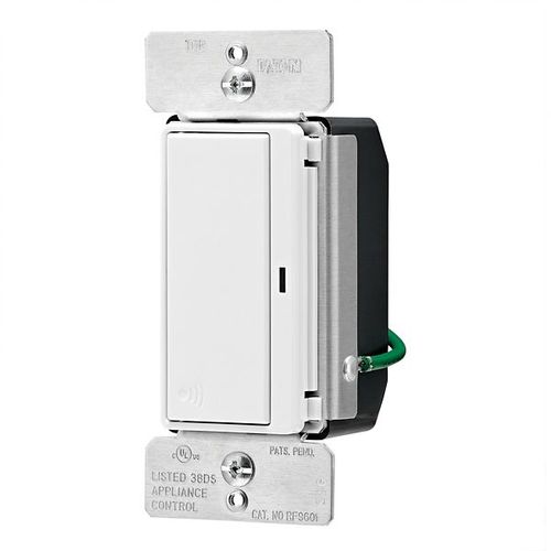 Main product image of Z-Wave Plus Switch, Power Failure Memory, 15A, 120V, Black, 1-Pole, 3-Way, Multi-Location, RF9601DW