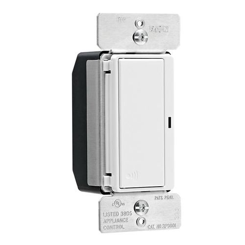 Main product image of Z-Wave Plus Switch, Power Failure Memory, 15A, 120V, Black, 1-Pole, 3-Way, Multi-Location, RF9601DW