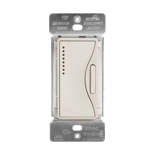 Main product image of Z-Wave Plus Accessory Dimmer, 7-Step Led Light Level Display, 120V, Desert Sand, 1-Pole, 3-Way, RF9642-ZDS