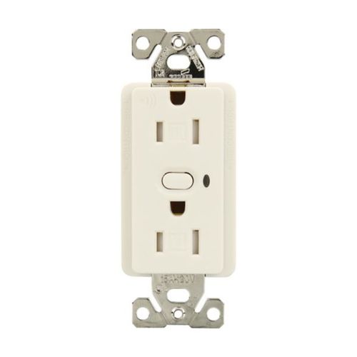 Main product image of Z-Wave Plus Split Control Wireless Receptacle, 15A, 120V Actuator, Light Almond, RFTR9605-TLA