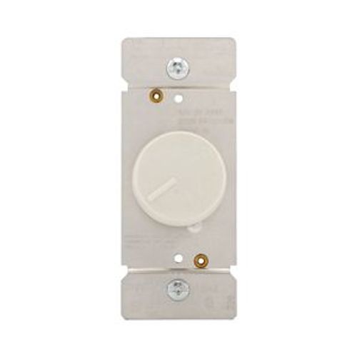 Main product image of Rotary Dimmer, Power Failure Memory, Non-Preset, #16 Awg 5A, 120V, Light Almond, Indoor 1-Pole, RI061-LA