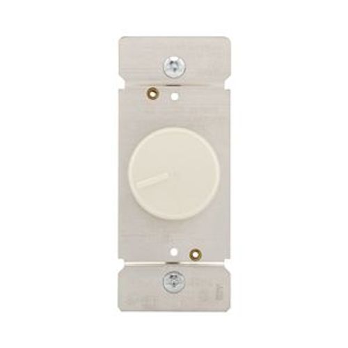 Main product image of Rotary Dimmer, Power Failure Memory, w/ Preset, #16 Awg 5A, 120V, Almond, Indoor 1-Pole, 3-Way, RI06P-A