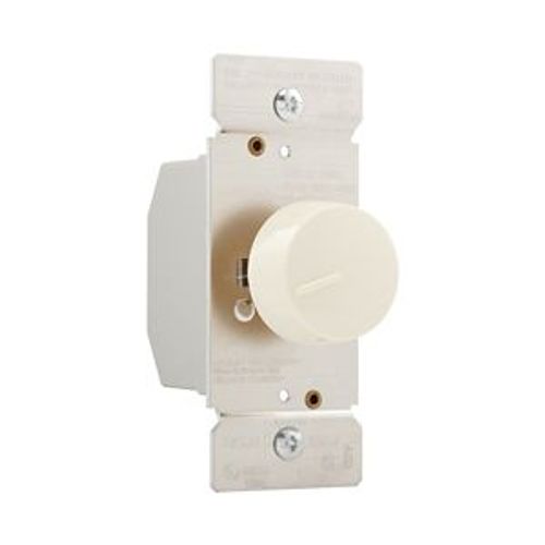 Main product image of Rotary Dimmer, Power Failure Memory, w/ Preset, #16 Awg 5A, 120V, Almond, Indoor 1-Pole, 3-Way, RI06P-A
