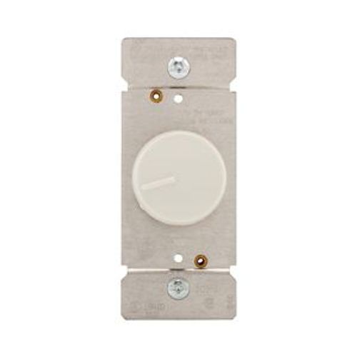 Main product image of Rotary Dimmer, Power Failure Memory, w/ Preset, #16 Awg 5A, 120V, Light Almond, Indoor 1-Pole, RI06P-LA
