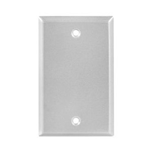 Main product image of Blank Wallplate, Surface Mount, Gray, Blank, Wet, Electrostatically Painted, 1-Gang, S1987