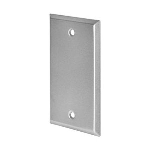 Main product image of Blank Wallplate, Surface Mount, Gray, Blank, Wet, Electrostatically Painted, 1-Gang, S1987