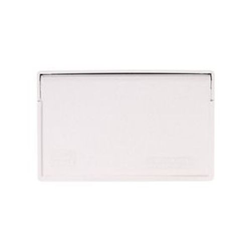 Main product image of Non-Metallic Gfci Or Decorator Cover, Self-Closing, Surface Mount, White, Wet, 1-Gang, S3966W-SP