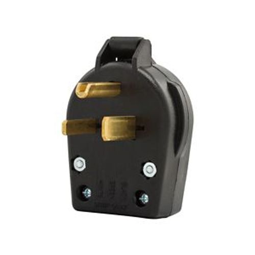Main product image of Arrow Hart Heavy-Duty Universal Nema Power Plug, #10-6Awg 30A/50A, Dryer, 250V, Black, S42-SP
