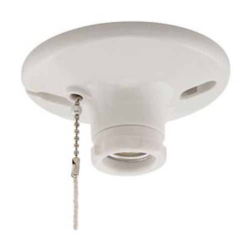 Main product image of Lampholder, Pull Chain, #14-10 Awg, White, 2-Piece, 6" Lead, Thermoset, 250V, 660W, S788W-SP