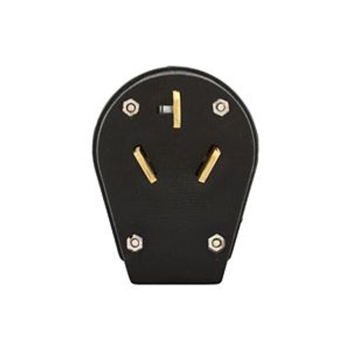 Main product image of Arrow Hart Heavy-Duty Universal Nema Power Plug, #10-8Awg 30A/50A, Dryer, 125/250V, Black, S80-SP