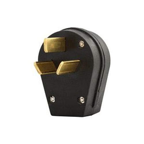 Main product image of Arrow Hart Heavy-Duty Universal Nema Power Plug, #10-8Awg 30A/50A, Dryer, 125/250V, Black, S80-SP