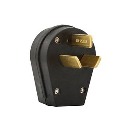 Main product image of Arrow Hart Heavy-Duty Universal Nema Power Plug, #10-8Awg 30A/50A, Dryer, 125/250V, Black, S80-SP