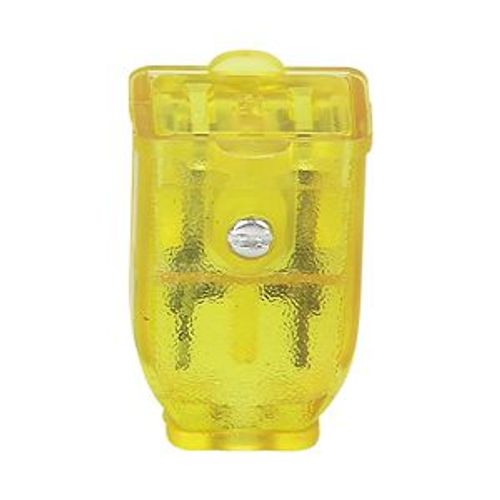 Main product image of Straight Blade Connector, #16 Awg 15A 125V, Translucent Gold, Impact-Resistant, 2-Pole, 2-Wire, SA155GD