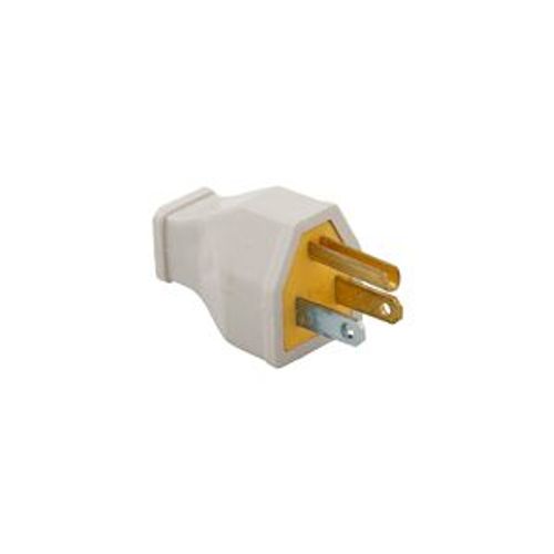 Main product image of Straight Blade Plug, #14 Awg 15A 125V, Impact-Resistant 5-15P, 2-Pole 3-Wire, 0.33"" Dia., SA399W