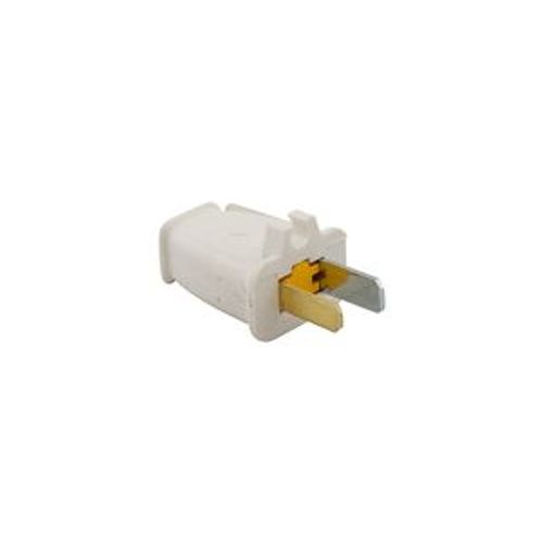 Main product image of Straight Blade Plug, #16 Awg 15A 125V, Impact-Resistant 1-15P, 2-Pole, 2-Wire w/ Cord Clip, SA940W