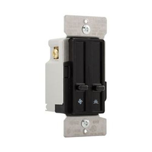 Main product image of Dimmer & Fan Speed Control, No Neutral Required, #14 -12 Awg 120V, Black, 1-Pole, 300W, SDC15-BK