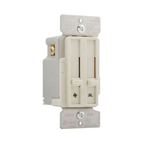 Main product image of Dimmer & Fan Speed Control, No Neutral Required, #14 -12 Awg 120V, Light Almond, 1-Pole, 300W, SDC15-LA