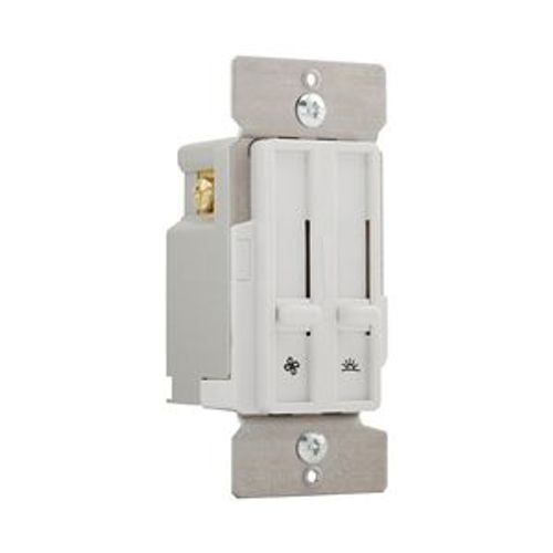 Main product image of Dimmer & Fan Speed Control, No Neutral Required, #14 -12 Awg 120V, 1-Pole, 300W, SDC15-W