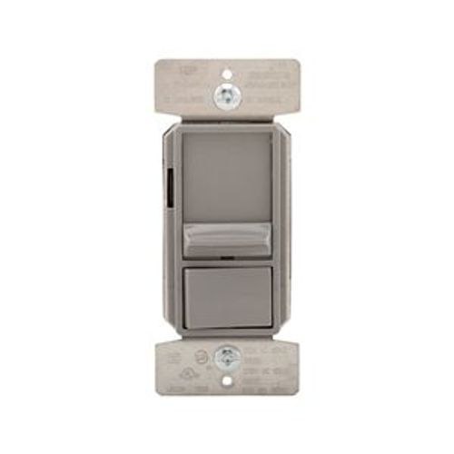 Main product image of Dimmer, No Neutral Required, #14 -12 Awg 120/277 Vac, Gray, Led, Fluorescent, 1-Pole, 3-Way, SF10P-GY