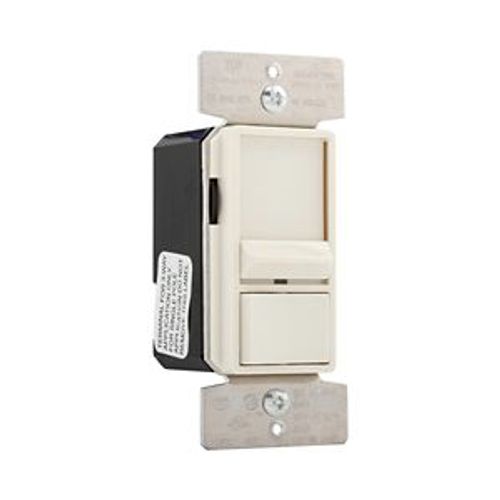 Main product image of Dimmer, No Neutral Required, #14 -12 Awg 120/277 Vac, Light Almond, 1-Pole, 3-Way, 1200/1660W, SF10P-LA