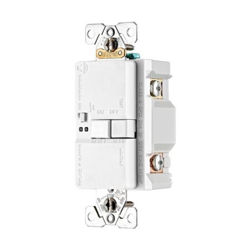 Main product image of Blankface Gfci, Audible Alarm, Self-Test, #14 -10 Awg 20A 125V, Gfci, Blankface, 2-Pole 3-Wire, SGFDA20W