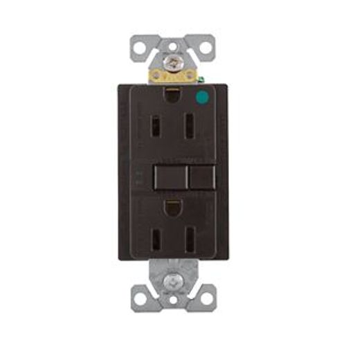 Main product image of Hospital Grade Gfci Receptacle, Self-Test, #14 -10 Awg 15A 125V, Gfci, Black, 2-Pole 3-Wire, SGFH15FB