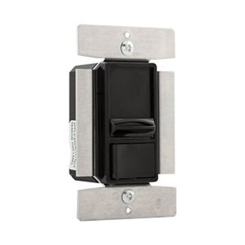 Main product image of Slide Dimmer, No Neutral Required, #14 -12 Awg 120V, Black Mlv, 1-Pole, 3-Way, 1-Phase, 1000W, SI10P-BK