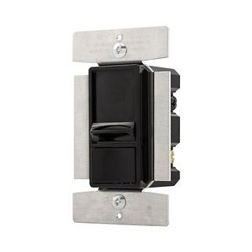 Main product image of Slide Dimmer, No Neutral Required, #14 -12 Awg 120V, Black Mlv, 1-Pole, 3-Way, 1-Phase, 1000W, SI10P-BK