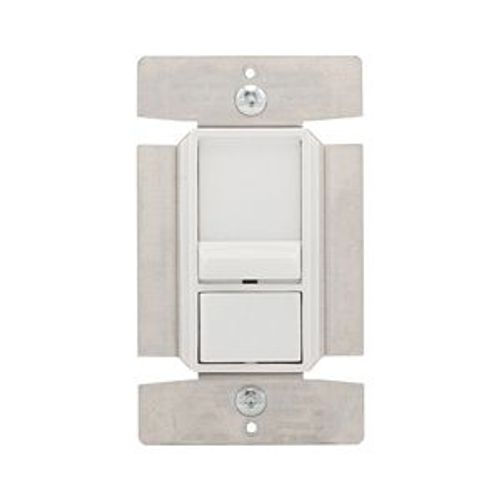 Main product image of Slide Dimmer, No Neutral Required, #14 -12 Awg 120V, White Mlv, 1-Pole, 3-Way, 1-Phase, 1000W, SI10P-W