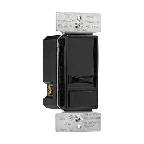Main product image of Slide Dimmer 300W Led-600W Halogen, #14 -12 Awg, 120V, Black, 68 Hz, Mark 10 Fluorescent, 1-Pole, SUL06P-BK-KB-L