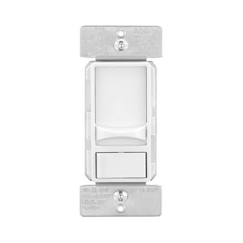 Main product image of Slide Dimmer, 300W Led-600W Halogen, #14 -12 Awg, 277V 73 Hz, Mark 10 Fluorescent, 1-Pole, 3-Way, SUL06P-W-2KB-L