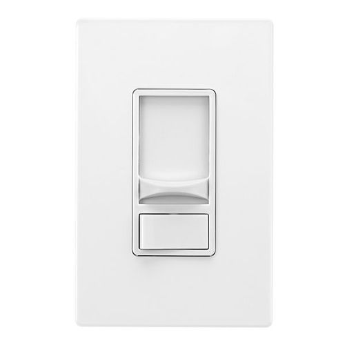 Main product image of Slide Dimmer, 300W Led-600W Halogen, #14 -12 Awg, 277V 73 Hz, Mark 10 Fluorescent, 1-Pole, 3-Way, SUL06P-W-2KB-L