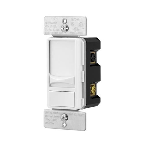 Main product image of Slide Dimmer, 300W Led-600W Halogen, #14 -12 Awg, 277V 73 Hz, Mark 10 Fluorescent, 1-Pole, 3-Way, SUL06P-W-2KB-L