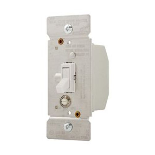 Main product image of Toggle Fan Speed Controller, Power Failure Mode, Non-Preset, 5A, 120V, Maintained, White, TFS5-W