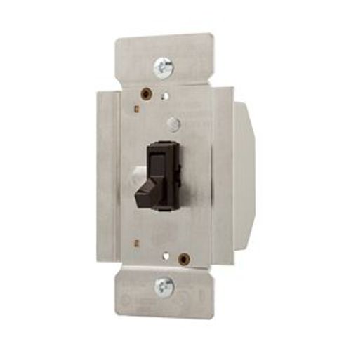 Main product image of Toggle Dimmer, Power Failure Mode, Non-Preset, 120V, Brown, Indoor 1-Pole, 3-Way, 1-Phase, 1000W, TI3101-B